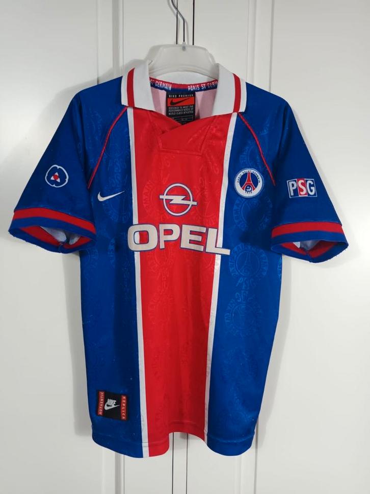 Vintage PSG Guérin thuis shirt - 1996/1997, Sport en Fitness, Voetbal, Zo goed als nieuw, Shirt, Maat XS of kleiner, Ophalen of Verzenden