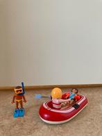 Playmobil familie met boot, Ophalen of Verzenden, Zo goed als nieuw, Los playmobil