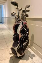 Golf set - vintage tas van Wilson met 20 clubs, Sport en Fitness, Ophalen, Gebruikt, Set, Overige merken
