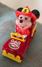 Mickey Mouse autootje auto brandweer Tomy Walt Disney, Mickey Mouse, Ophalen of Verzenden, Zo goed als nieuw