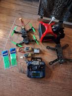 5 inch FPV drone RTF, zender, goggle, lipo's, gelijk vliegen, Ophalen of Verzenden
