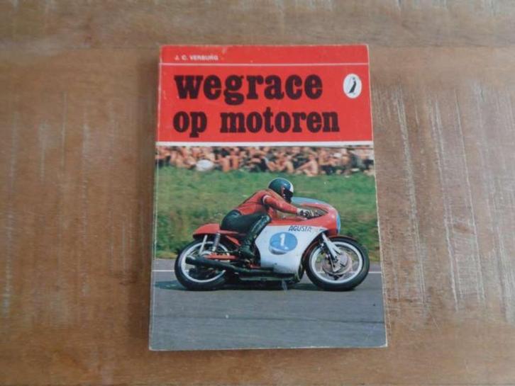 Wegrace op Motoren - NL Historie Boek - De Alken - 1971, Boeken, Motoren, Gelezen, Verzenden