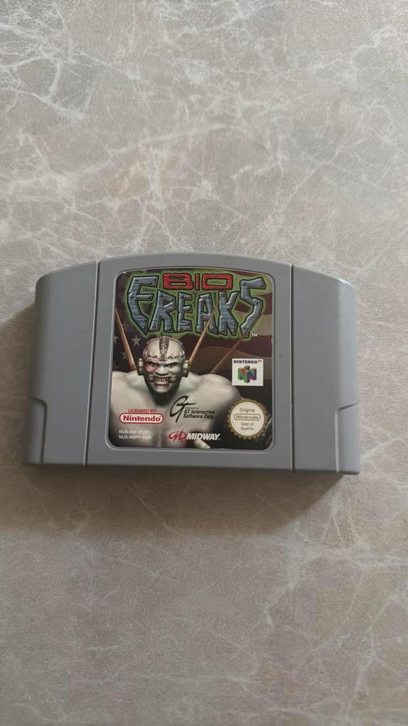 Bio Freaks - Nintendo 64, Spelcomputers en Games, Games | Nintendo 64, Zo goed als nieuw, 1 speler, Ophalen of Verzenden