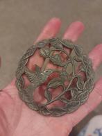 Fijne tinnen ornament, diameter-8cm, Antiek en Kunst, Antiek | Tin, Ophalen of Verzenden