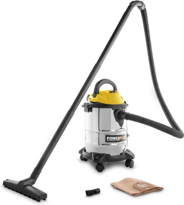 Powerplus elektrische stofzuiger nat-droog POWX322, Witgoed en Apparatuur, Stofzuigers, Nieuw, 1200 tot 1600 watt, Ophalen of Verzenden