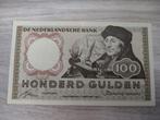 Heel mooi biljet 100 gulden Erasmus, 1953, Postzegels en Munten, Bankbiljetten | Nederland, Ophalen of Verzenden, 100 gulden