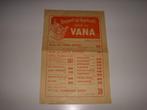 Leuke folder/flyer aanbiedingen kruidenier VANA rond 1960, Gelezen, Folder, Ophalen of Verzenden, Kruidenier VANA