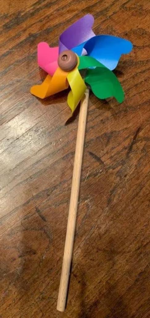 Kleurrijk windmolentje, molentje, Kinderen en Baby's, Speelgoed | Buiten | Los speelgoed, Nieuw, Ophalen of Verzenden