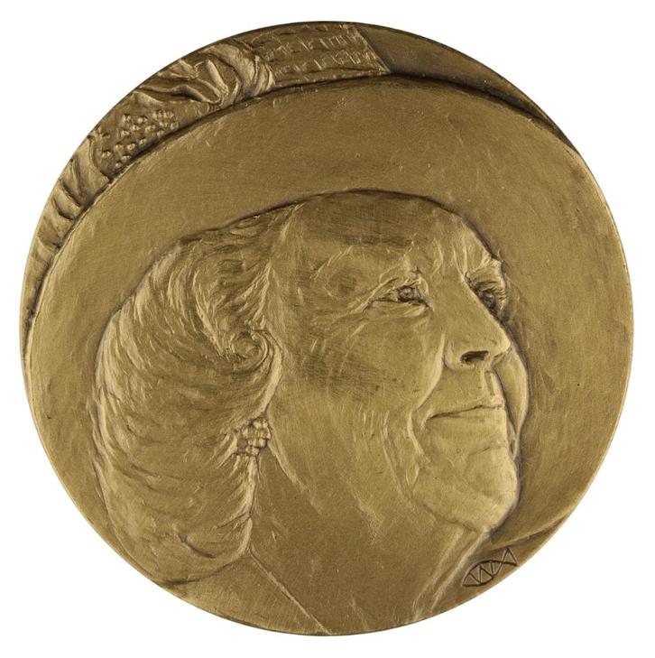 SCHROEFDAALDER 2005 Willem Vis : Jubileum Beatrix º, Postzegels en Munten, Penningen en Medailles, Overige materialen, Nederland