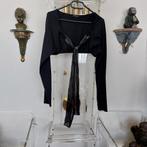 Vestje/Bolero van het merk Hebbeding.  Maat 3 (46/48), Kleding | Dames, Grote Maten, Verzenden, Zwart, Trui of Vest, Hebbeding