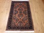 Vintage handgeknoopt perzisch tapijt sarough 160x95, 200 cm of meer, 50 tot 100 cm, Overige kleuren, Gebruikt