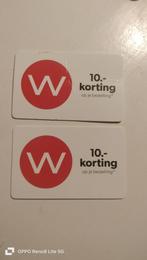 20€ korting kaart wekhamp, Tickets en Kaartjes, Kortingsbon, Overige typen