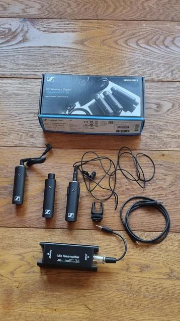 Sennheiser XSW-D (wireless digital) portable mic set beschikbaar voor biedingen