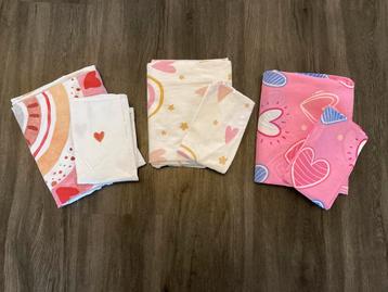 3x Leen Bakker dekbedovertrek peuterbed 120x150 beschikbaar voor biedingen