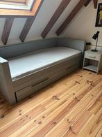 Woood bed Dennis met lade en nachtkastje, Ophalen, Gebruikt, 90 cm, Eenpersoons