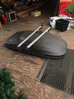 Te koop dakkoffer met dakdragers van een Mercedes, Auto diversen, Dakkoffers, Ophalen of Verzenden, Gebruikt