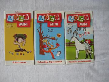 3x Mini Loco boekje 6-7 jaar jaar. groep 3 beschikbaar voor biedingen