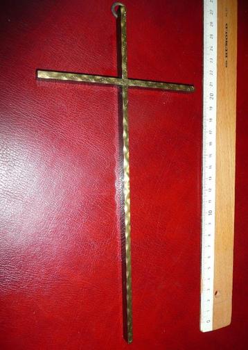 Messing Kruis (25cm). beschikbaar voor biedingen