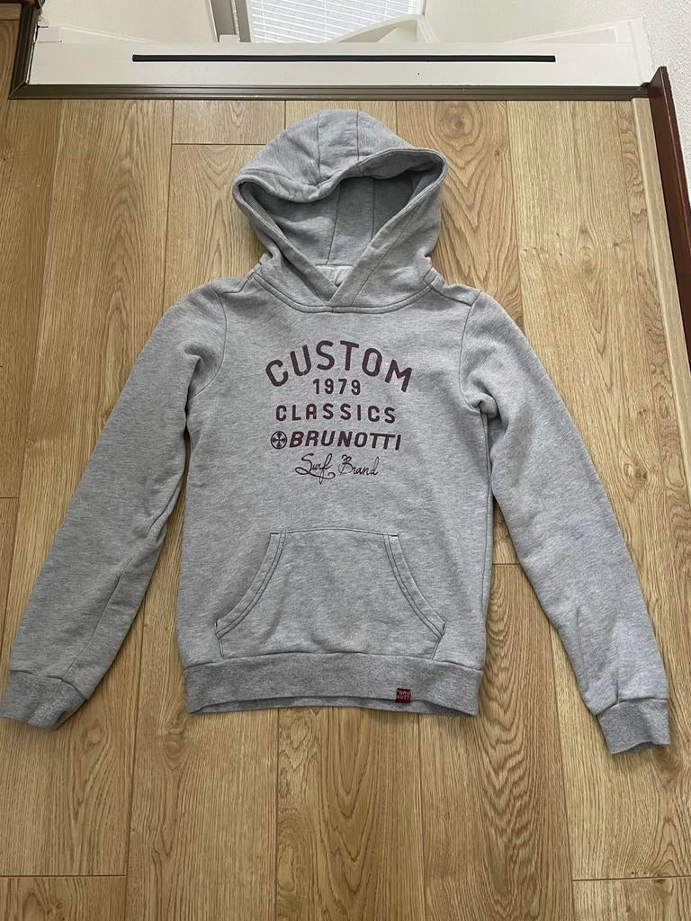 Grijze hoodie van Brunotti maat 152, Ophalen of Verzenden, Zo goed als nieuw, Meisje, Trui of Vest