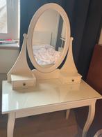 Ikea Hemnes Toilettafel met Spiegel, Huis en Inrichting, Ophalen, Gebruikt, Hout, 50 tot 100 cm