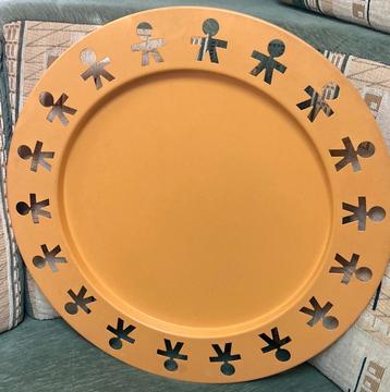 Design Alessi Schaal Dienblad Girotondo Geel/Oranje beschikbaar voor biedingen