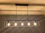 Moderne Hanglamp met 5 Lampen, Ophalen, Zo goed als nieuw, Metaal, Minder dan 50 cm