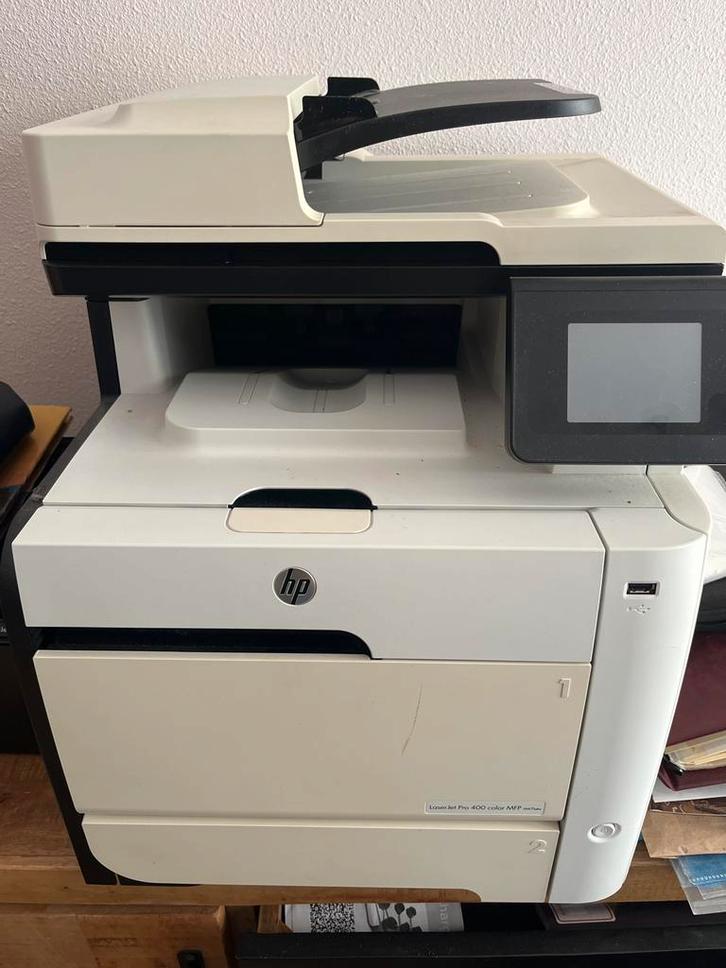 HP LaserJet Pro 400 Kleuren MFP - Werkt, maar ADF defect, Computers en Software, Printers, Gebruikt, All-in-one, Laserprinter