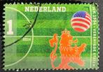 Postzegel Nederland 2014 WK voetbal VS, Postzegels en Munten, Postzegels | Nederland, Ophalen of Verzenden, Na 1940, Gestempeld
