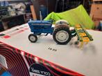 Ford 5000 met cultivator  Britains, Hobby en Vrije tijd, Modelauto's | 1:32, Ophalen of Verzenden, Zo goed als nieuw, Britains