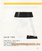 Hala bureaulamp vintage design, Minder dan 50 cm, Gebruikt, Ophalen of Verzenden