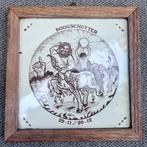 Kavel #16 Vintage Keramische Wandtegel – Boogschutter, Ophalen of Verzenden