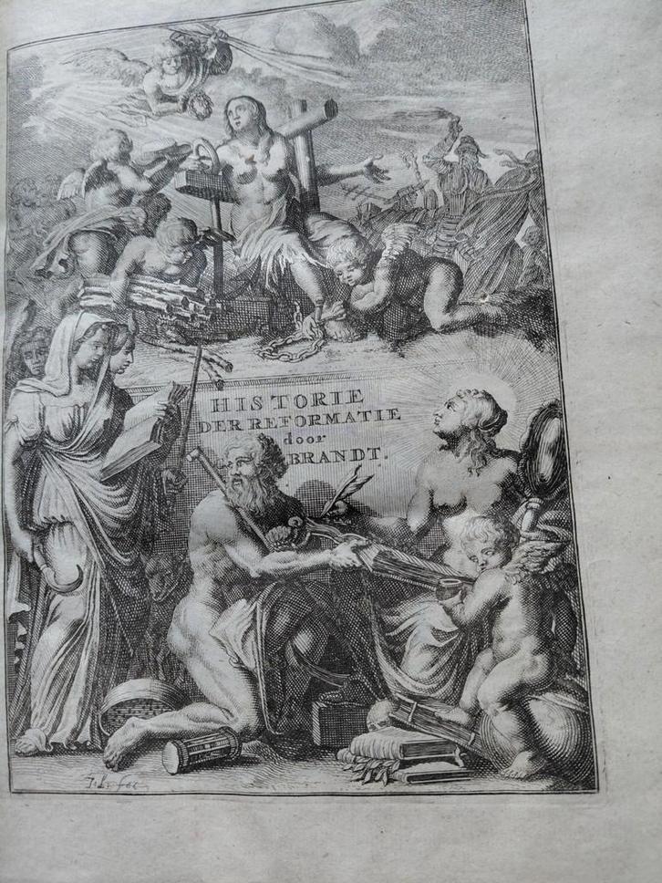 Geeraert Brandt's Historie der Reformatie , 4 dln 2e druk, Antiek en Kunst, Antiek | Boeken en Bijbels, Ophalen of Verzenden