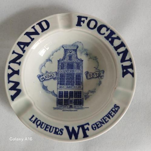 WYNAND FOCKING LIQUEURS WF JENEVERS ASBAK P.REGOUT SFINX, Antiek en Kunst, Antiek | Servies los, Verzenden