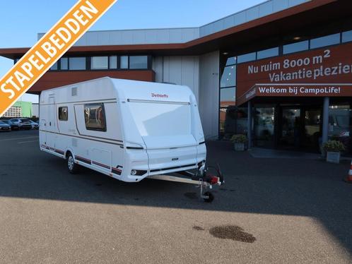 Dethleffs Camper 530 FSK NIEUW 2025, Caravans en Kamperen, Caravans, tot en met 6, Treinzit, Dethleffs, Dwars-stapelbed, Overige