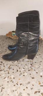 Hoge lederen laarzen Cinderella, Ophalen, Hoge laarzen, Zwart, Cinderella