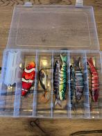 Roofvis Kunstaas Set met Tacklebox, Ophalen of Verzenden, Nieuw, Complete set