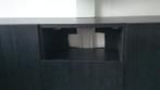 Zwart tv meubel b180xd42xh65, Minder dan 100 cm, 25 tot 50 cm, Gebruikt, Ophalen