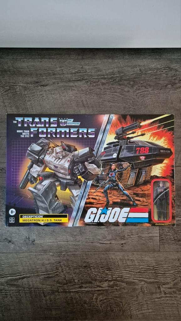 Transformers Collaborative G.I. Joe Megatron H.I.S.S. Tank, Verzamelen, Transformers, Nieuw, Overige generaties, Decepticons, Verzenden