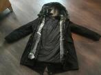 WOOLRICH Parka dames zwart * maat XXL met grijs bont, Ophalen of Verzenden, Gedragen, Maat 46/48 (XL) of groter, Zwart
