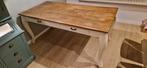 Robuuste houten eetkamertafel met lades - landelijke stijl, Huis en Inrichting, Tafels | Eettafels, Vijf personen of meer, Rechthoekig