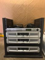QSC versterker rack – 2x GX3 + GX5 + DCP 3060, Ophalen, Zo goed als nieuw