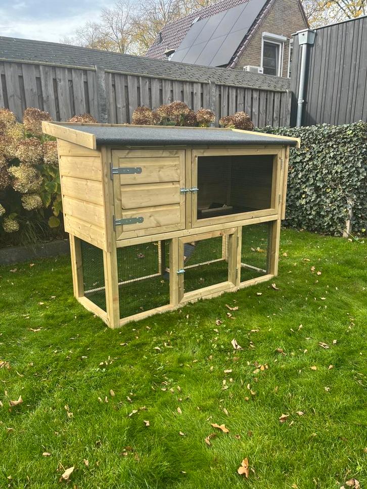Konijnenhok / kippenhok / degelijk / duurzaam, Dieren en Toebehoren, Knaagdieren en Konijnen | Hokken en Kooien, Nieuw, Hok, 90 cm of meer