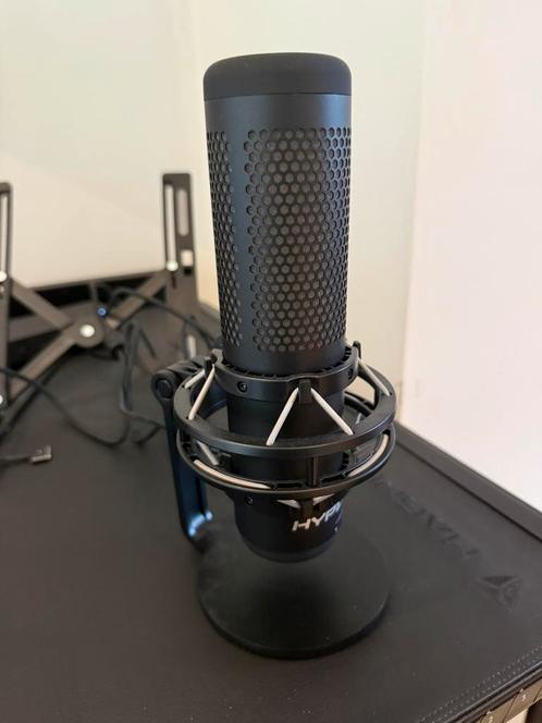 HyperX QuadCast S – USB Microfoon (RGB, Nieuwstaat), Muziek en Instrumenten, Microfoons, Zo goed als nieuw, Ophalen of Verzenden