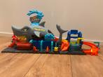 Hotwheels Ultra Shark Carwash racebaan incl auto, Kinderen en Baby's, Speelgoed | Racebanen, Ophalen, Racebaan, Zo goed als nieuw