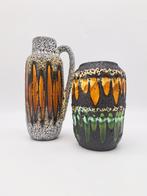 Set Vintage West Germany Fat Lava Vazen Scheurich, Ophalen of Verzenden