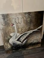 Mooi groot schilderij, Antiek en Kunst, Kunst | Schilderijen | Abstract, Ophalen