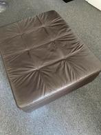 Echt leren hocker 80 bij 110 cm, Huis en Inrichting, Ophalen, Zo goed als nieuw, Rechthoekig, 75 tot 100 cm
