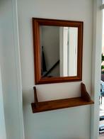 Grenen spiegel 61 x 51 cm., Huis en Inrichting, Ophalen, Gebruikt, Minder dan 100 cm, Rechthoekig