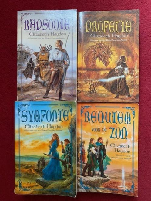 ELIZABETH HAYDON DE COMPLETE SERIE RAPSODIE IN GOEDE STAAT,P, Boeken, Fantasy, Ophalen of Verzenden