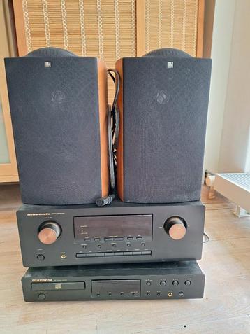 Stereo met boxen merk Marantz/ Q series beschikbaar voor biedingen